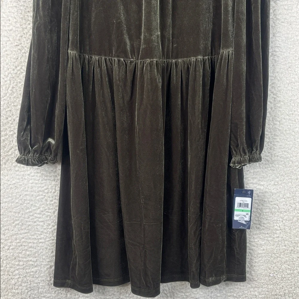 Tommy Hilfiger Dark Brown Long Sleeve Dress Size 8 - Picture 6 of 13